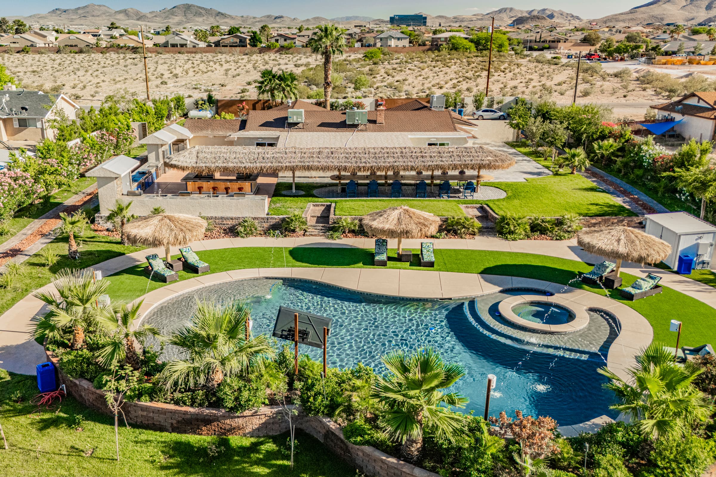 vegasbnb Chartan House Estate | 8BR Las Vegas Vacation Rental • Resort Pool • Weddings | vacation rental photo 3